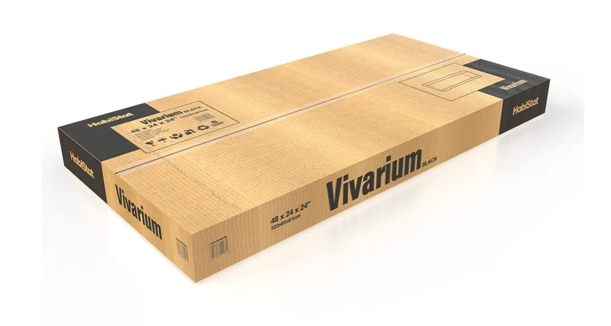 HabiStat Standard Vivarium - Black - 122 x 61 x 61 cm