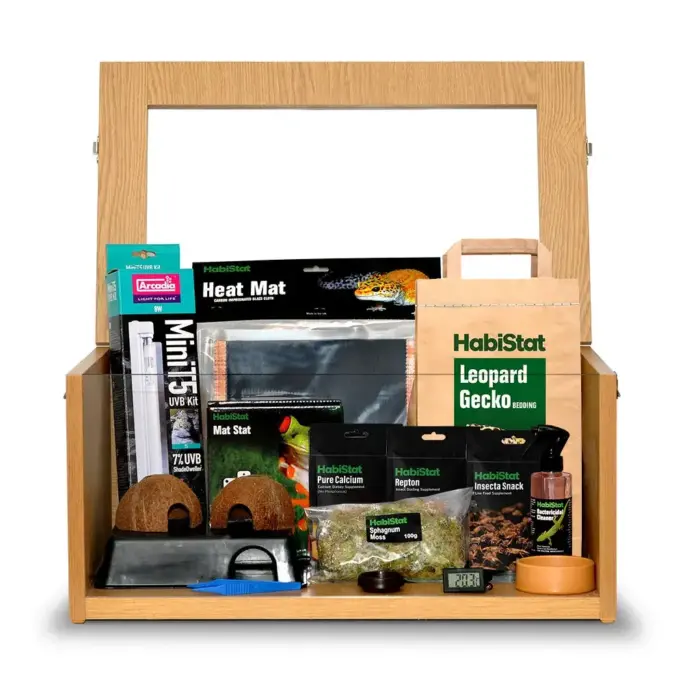 HabiStat Leopard Gecko Starter Kit Oak - Image 2