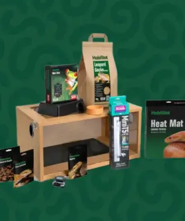 HabiStat leopard gecko starter kit with vivarium and heating equipment